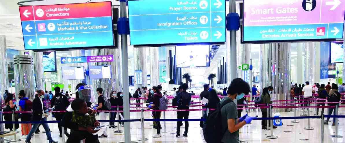مطار دبي: حركة المسافرين شهريا تعود لمستويات ما قبل الجائحة-الإمارات